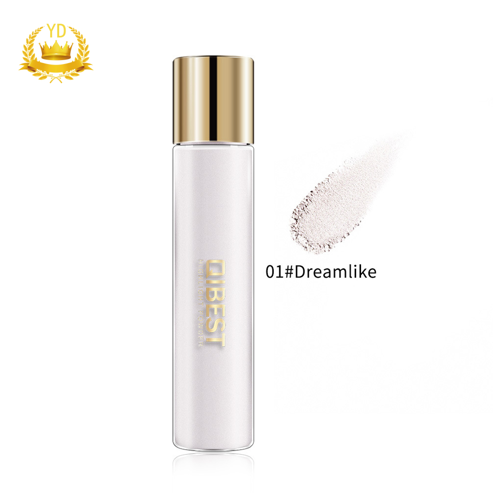 [Hàng mới về] Phấn highlight QIBEST không thấm nước lấp lánh trang điểm tươi sáng