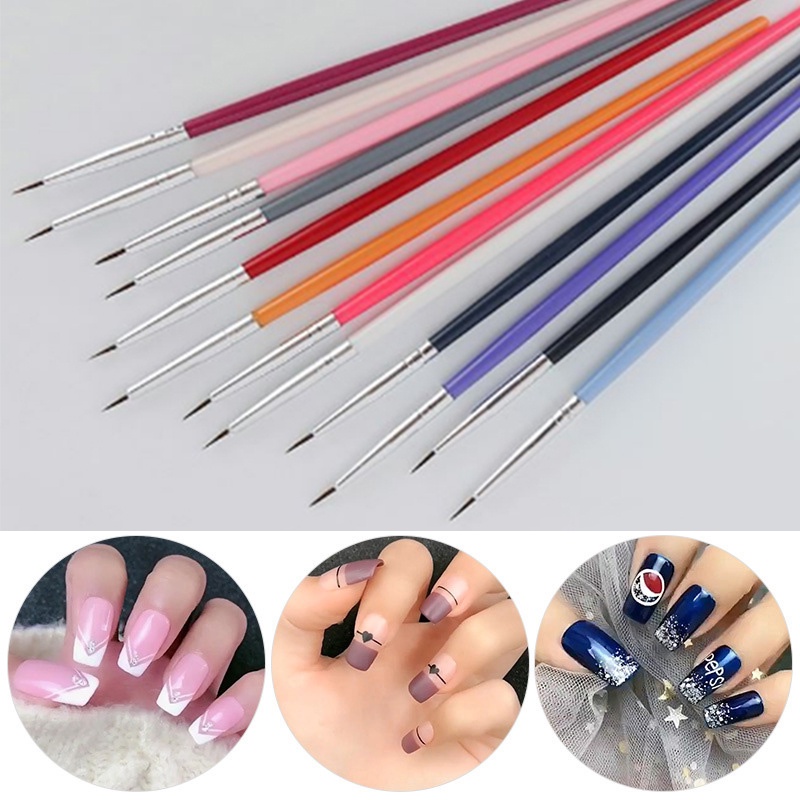 Cọ sơn móng tay UR SUGAR cho gel uv màu trắng