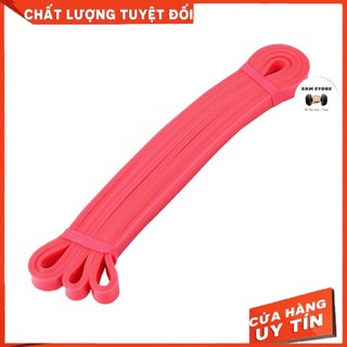 Dây Kháng Lực Màu Đỏ 35lbs  [CAO CẤP] Dây Power Band Bản Nhỏ Dày, Dây Tập Mông Đùi