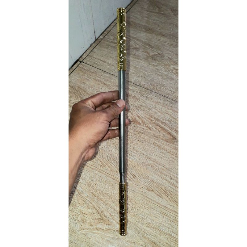Một chiếc Thiết bảng_ Gậy như ý dài 96cm hoặc 45cm Tôn Ngộ Không bằng inox