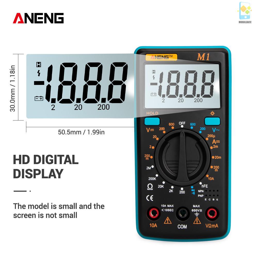 Vạn năng kế HABOTEST ANENG M1 cầm tay có màn hình hiển thị LCD độ chính xác cao