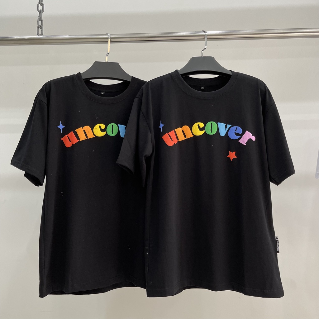 Áo thun uncover sici tee V3 áo thun tay lỡ nam nữ UNCOVER full tag nam nữ - Gin Store