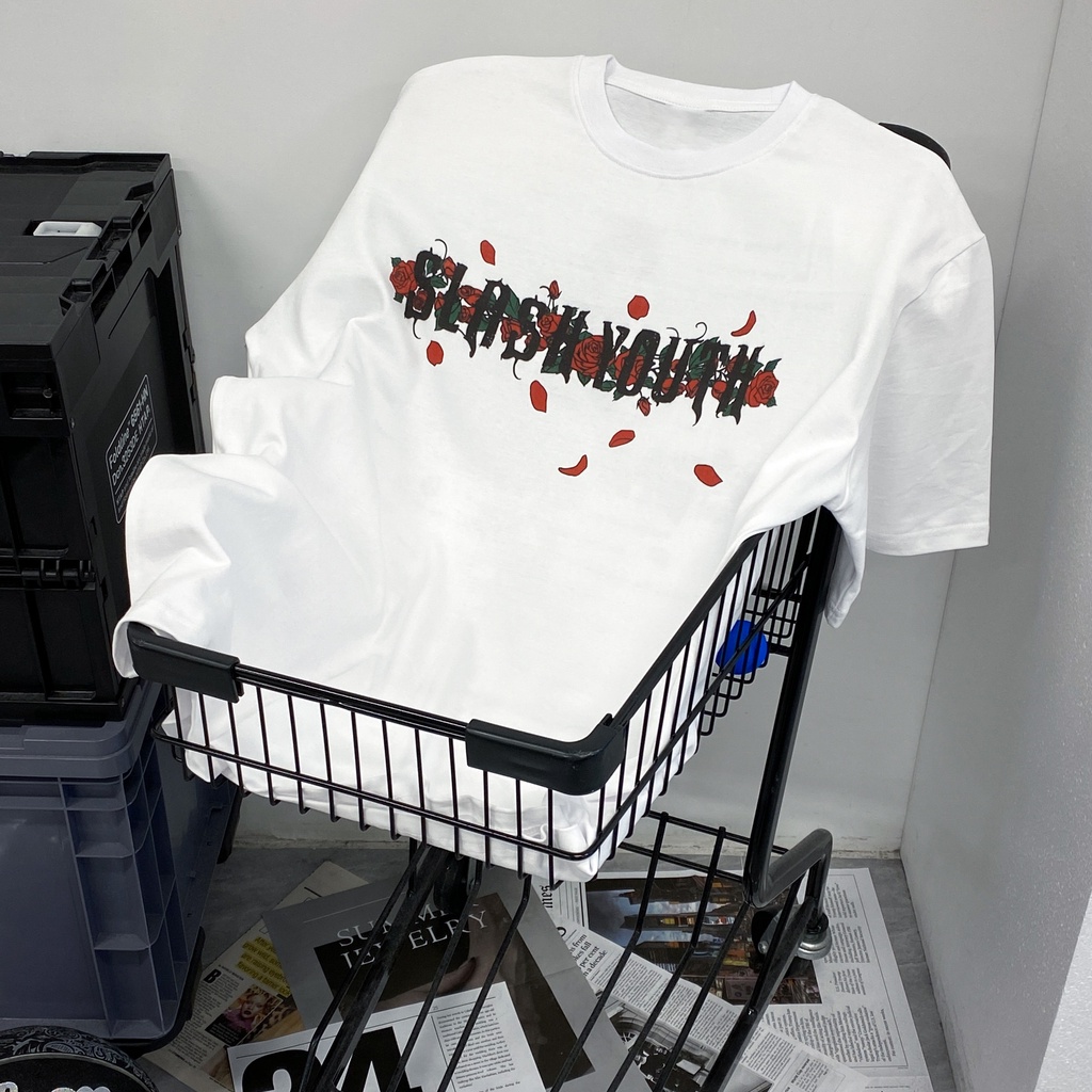 NRVP Áo thun tay ngắn cổ tròn thời trang mùa hè phong cách Hàn Quốc mới cho nam và nữ