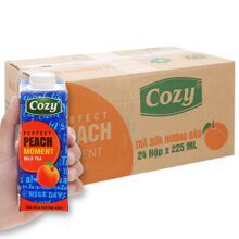 1 thùng (24 hộp) Trà Cozy tắc mật ong 225ml