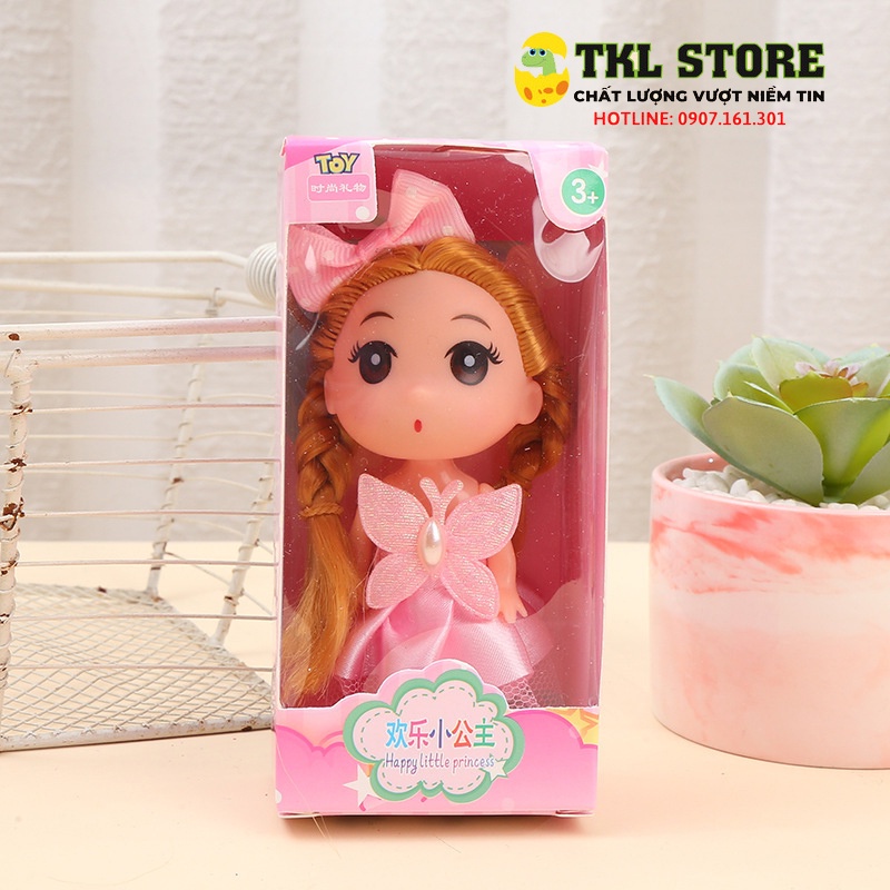 Đồ chơi búp bê cho bé, búp bê Chibi dễ thương dành cho các bé gái 12cm-18cm - TKL strore