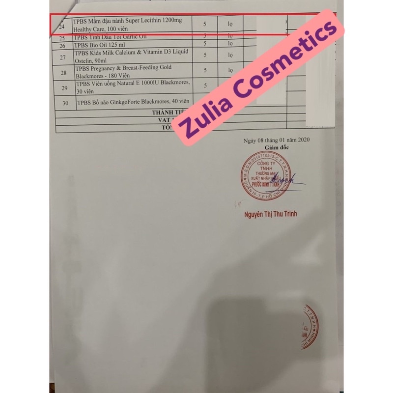 [FREE SHIP] Mầm Đậu Nành Úc Healthy Care đẹp da tăng v.1