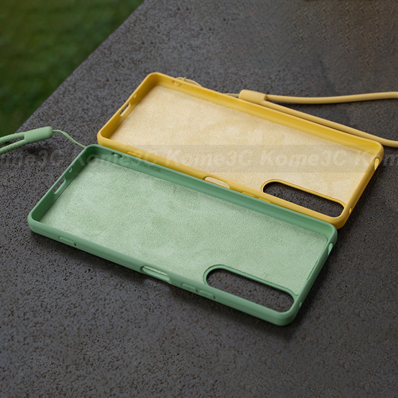 Ốp Điện Thoại TPU Gel Silica Cứng Cho Sony Xperia 5 1 10 Plus Mark III IV