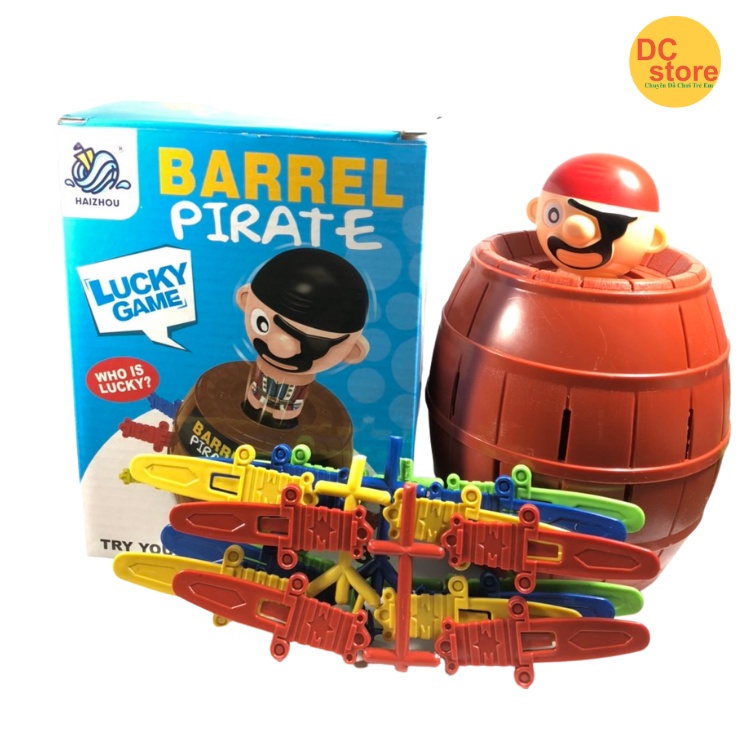 Đồ Chơi Mô Hình Hải Tặc Đâm Kiếm Vui Nhộn - Hồi Hộp- Đáng Yêu Dành Cho Bé Size 16 Kiếm, Cao 14cm