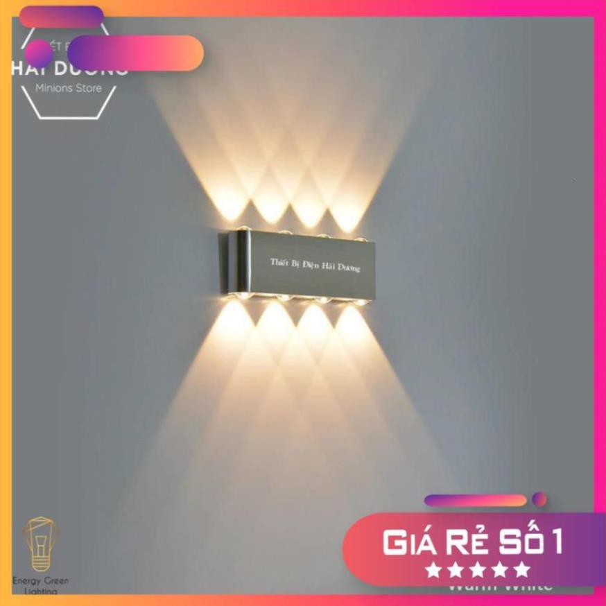 Giá rẻ số 1 - Đèn Hắt Tường 2 Đầu Chiếu Sáng DT-168 6w - DT-169 8w Ánh Sáng Trắng/Vàng - Led Siêu Sáng