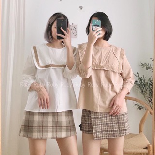 Áo thuỷ thủ trơn hàng đẹp