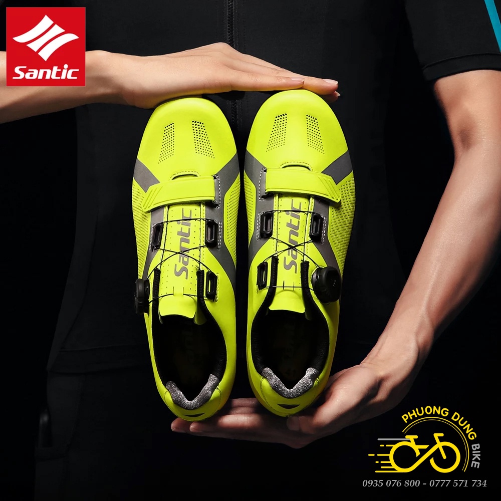 Giày đi xe đạp thể thao Road, MTB  SANTIC 2022 - Khóa Vặn