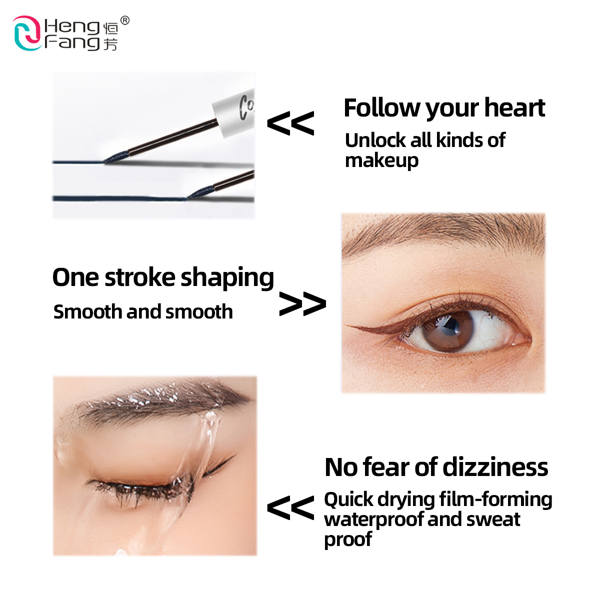 Mascara Kiêm Bút Kẻ Mắt Hengfang H6235 4g + 4g Hai Đầu Không Thấm Nước Lâu Trôi | BigBuy360 - bigbuy360.vn