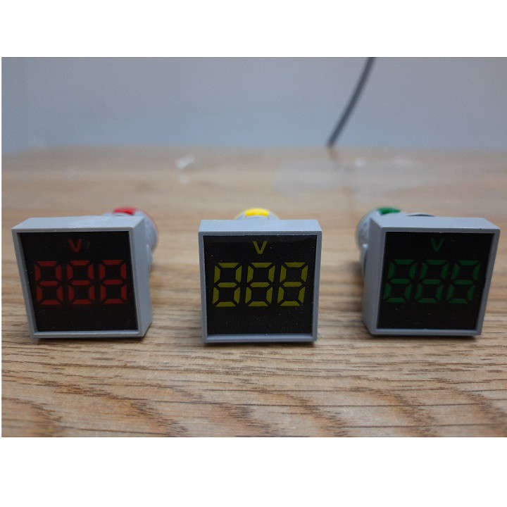 Đèn báo Vôn Phi 22 đèn báo hiển thị điện áp Vôn kế