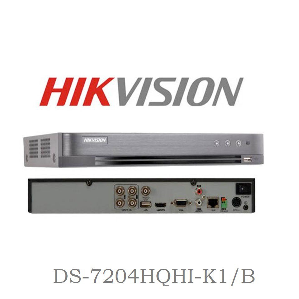 Đầu ghi 4 kênh Hikvision DS 7204 HQHI-K1