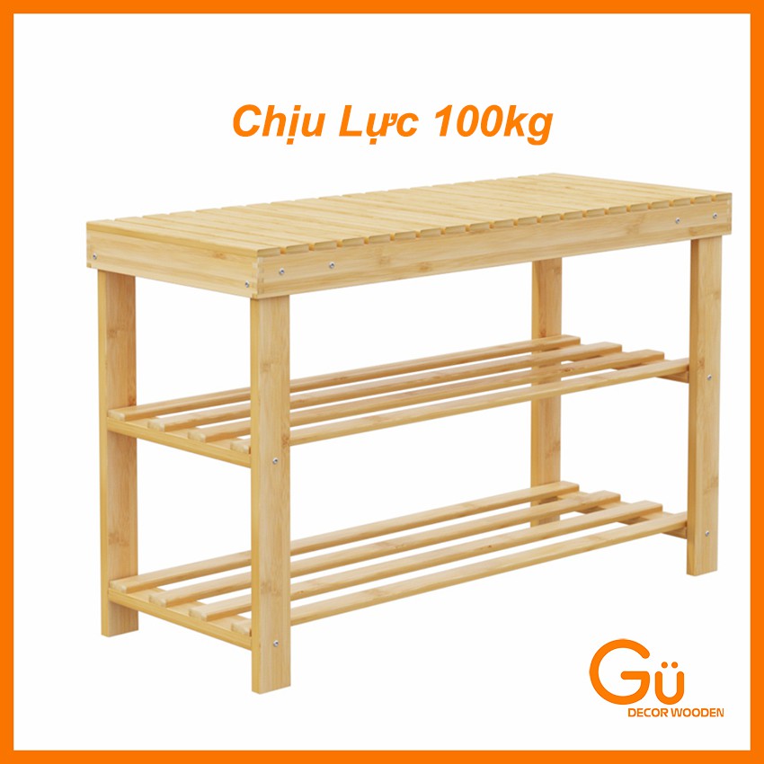 Kệ Để Giày Dép - Gía Đựng Giày 3 Tầng Tháo Lắp Tiện Dụng - Gu. Decor Wooden