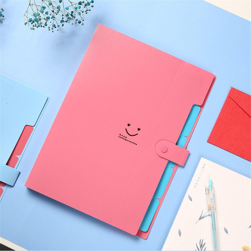 SUENIN Túi Đựng Tài Liệu Khổ A4 5 Ngăn Cỡ Lớn Tiện Lợi