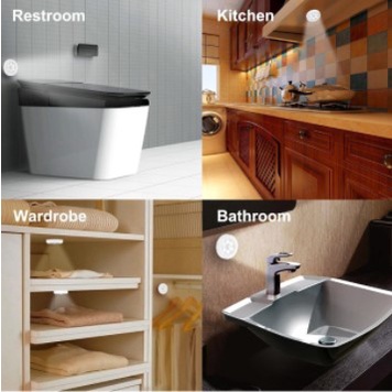 Đèn LED 3 Bóng Cảm Ứng Chạm Chạy Bằng Pin Dùng Trong Nhà Hoặc Xe Hơi