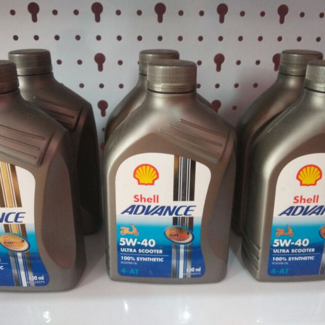 Nhớt xe tay ga Shell Ultra scooter 5w40