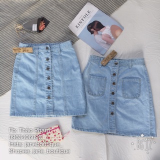 Chân váy jeans 🌸❤️
