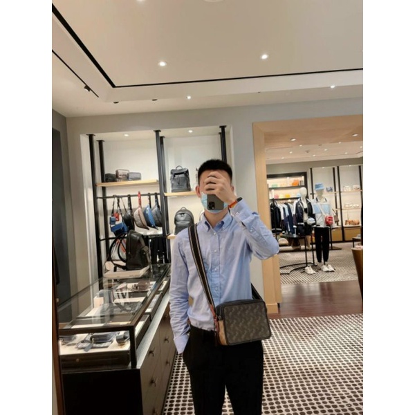 Túi C0ach Charter da bò cực sang