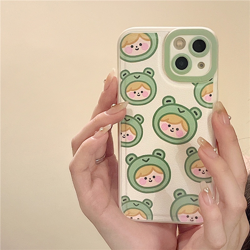 Ốp lưngiphone Ốp Lưng Họa Tiết Trái Vải Cho Iphone 7/7plus/8/8plus/x/xs/11/14pro/13/pro/max/plus/promax Dinuo case