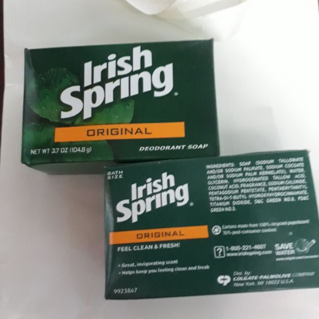 Xà bông cục IRISH SPRING - 💯Mỹ