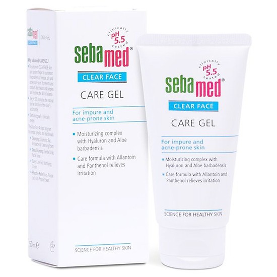 Gel Dưỡng Ẩm Chăm Sóc Và Bảo Vệ Da pH 5.5 Sebamed Clear Face Care Gel SCF05 (50ml) - 0513536