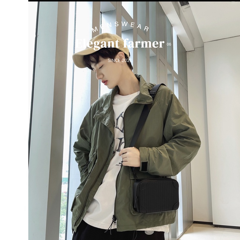 Túi đeo chéo thời trang phong cách Hàn Quốc nam & nữ EF