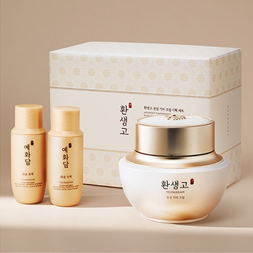Set Dưỡng Hỗ Trợ Chống Lão Hóa,Trắng Sáng Da Yehwadam Hwansaenggo Yunseol Spot Cream Special Set (3 sản phẩm)