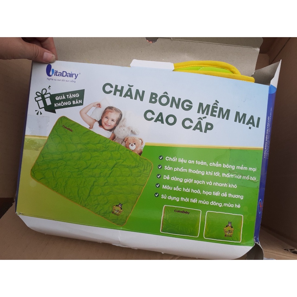 Mền/Chăn chần bông mềm mại cao cấp cho bé 75x90cm Quà tặng từ VitaDairy