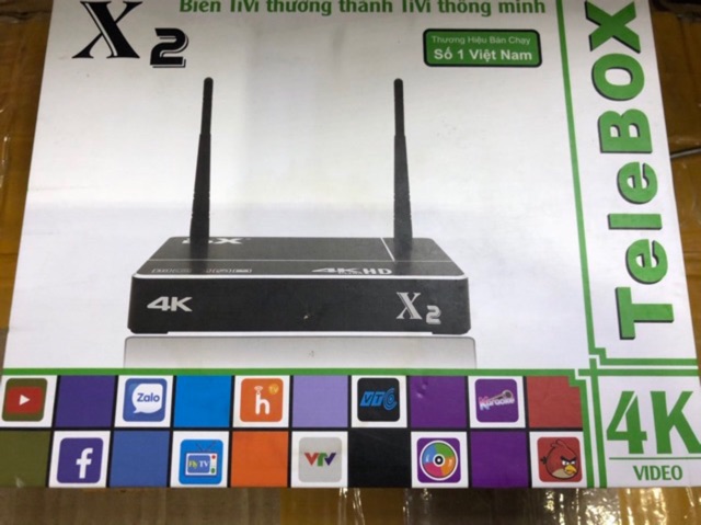 [VM] - Tivi Box Tele Box X2 thông minh.