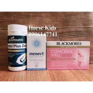 Combo Tinh Chất Hàu, Tăng Thụ Thai và Menevit của Úc