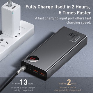 Pin sạc dự phòng Baseus Adaman 20000mAh 65W PPADM65 Metal Digital Display Quick Charge - Nhất Tín Computer