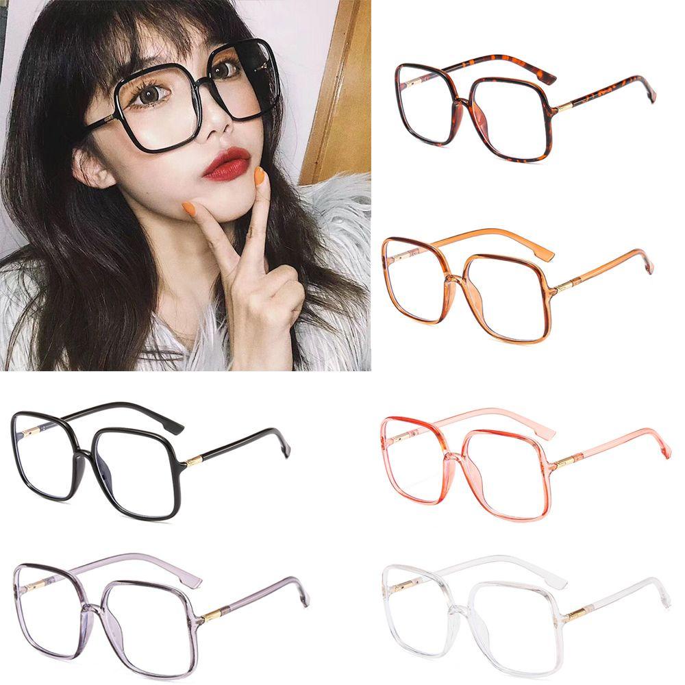 Mắt Kính Gọng Vuông Oversized Chăm Sóc Tầm Nhìn Ban Đêm Thời Trang