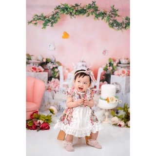 Váy Lụa Hoa Bèo Bé Gái 4 Đến 28kg, Đầm Bé Gái Chất Lụa Mềm Mát [V020]