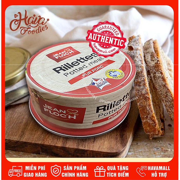Pate Thịt Sợi Rilletes Jean Floc'H 125gr