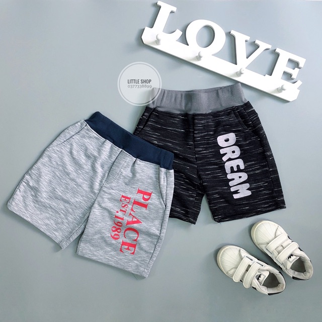Quần short thun bé trai