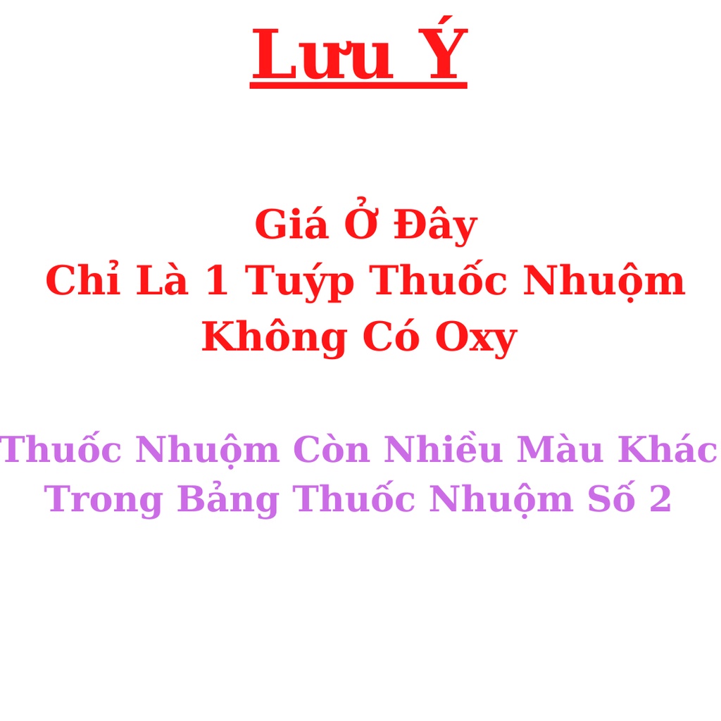 Thuốc Nhuộm Lavox  Collagen 3D 100ml - Đầy Đủ Các Loại Màu - Không Kèm Oxy Trợ Nhuộm