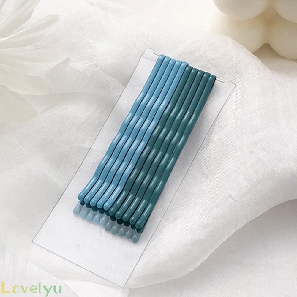 Set 10 Kẹp Tóc Mái Màu Sắc Ngọt Ngào Phong Cách Retro
