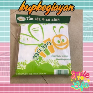 Tấm lót phân su lót sơ sinh Mama 20x20cm 30 miếng