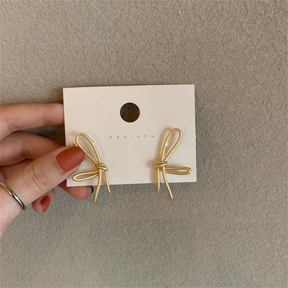 Bông Tai Xỏ Dạng Hạt Đơn Giản Cổ Điển Dành Cho Nữ
