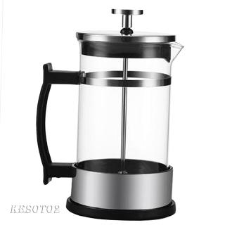 Máy pha cà phê thủy tinh không gỉ 350ml / 1-2Cup