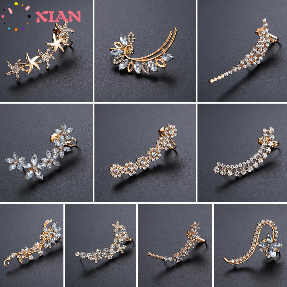 (Hàng Mới Về) 1 Kẹp Vành Tai Hình Chiếc Lá Thời Trang Cho Nam Và Nữ