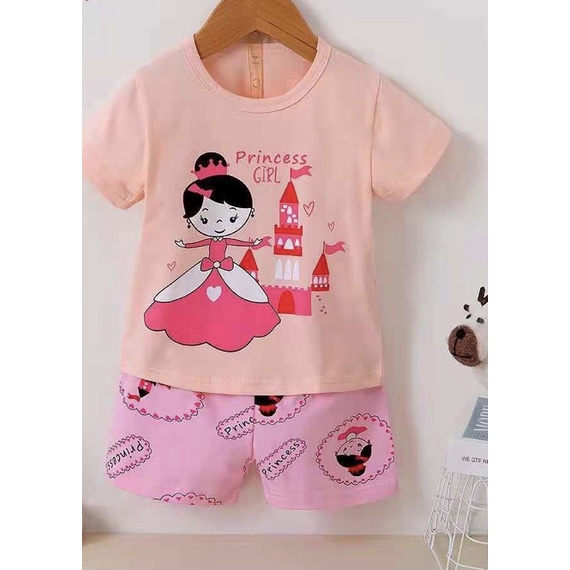 [SALE LỖ] Xuất hàn bé gái 16-25kg - Đồ bộ cho bé gái cotton Quảng Châu cao cấp