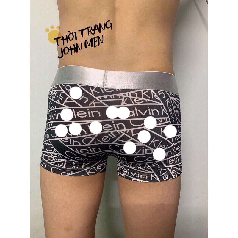 QUẦN LÓT NAM ĐÙI BOXER THUN LẠNH SIÊU NHẸ MỎNG MÁT CAO CẤP THỜI TRANG QL02