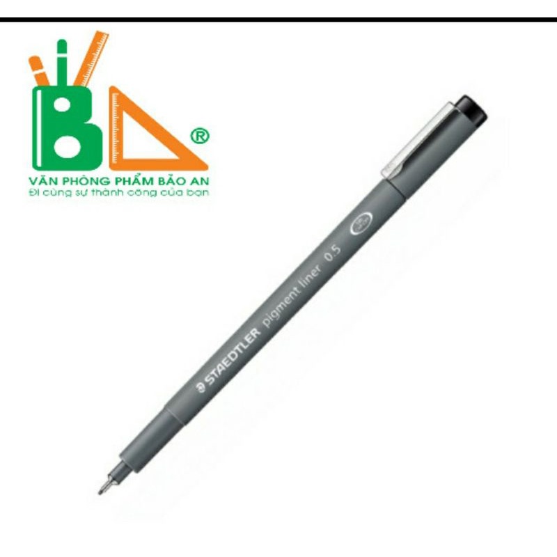 🌺Bút Vẽ Kỹ Thuật Staedtler🍁 308 05 0.5mm Màu Đen (Bút Dạ Kim Số)