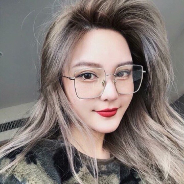 kính giả cận vintage gọng vuông thời trang 950