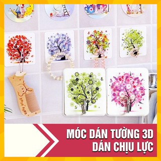 Combo 10 Móc Dán Tường 3D - Trong Suốt Chịu Lực Tốt - Móc Dán Tường Siêu Dính