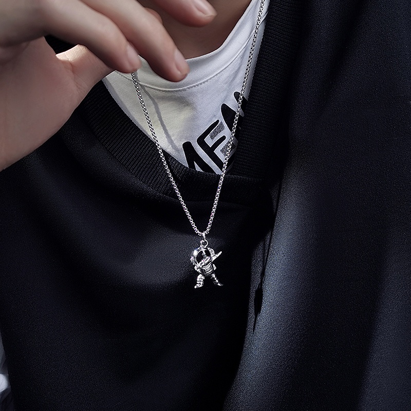 Vòng cổ Mặt Hình Phi Hành Gia Phi Hành Gia Độc Đáo