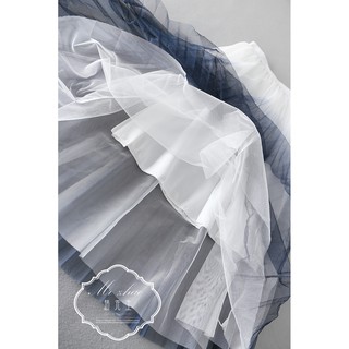 Chân váy tutu xếp ly Ombre